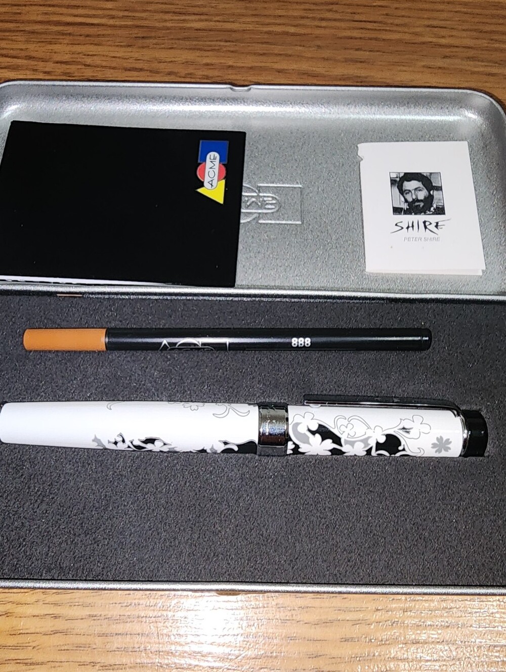 Vtg Rare ACME Studio Roller Ball Pen by Designer "Peter Shire" NEW * Archived